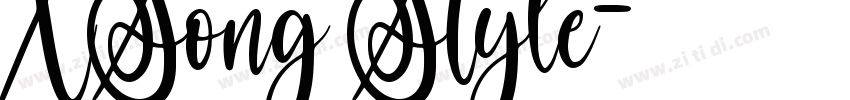 XSong Style字体转换